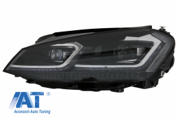 Bara Fata cu Faruri LED cu Semnal Dinamic compatibil cu VW Golf VII 7 (2013-2017) R-Line Look-image-6049845