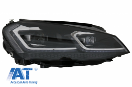 Bara Fata cu Faruri LED cu Semnal Dinamic compatibil cu VW Golf VII 7 (2013-2017) R-Line Look-image-6058499