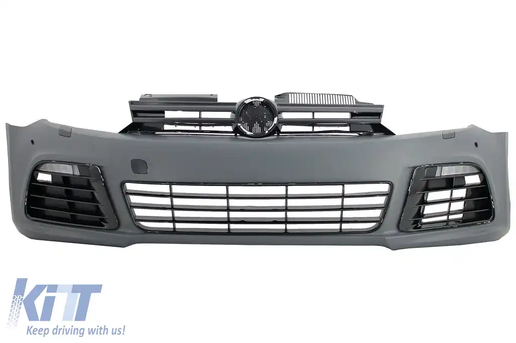 Bara Fata cu Faruri LED Semnalizare Secventiala compatibil cu VW Golf VI 6 MK6 (2008-2013) R20 Look Cu PDC-image-6052368