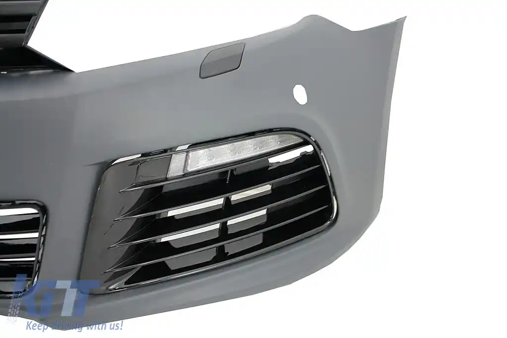 Bara Fata cu Faruri LED Semnalizare Secventiala compatibil cu VW Golf VI 6 MK6 (2008-2013) R20 Look Cu PDC-image-6052371