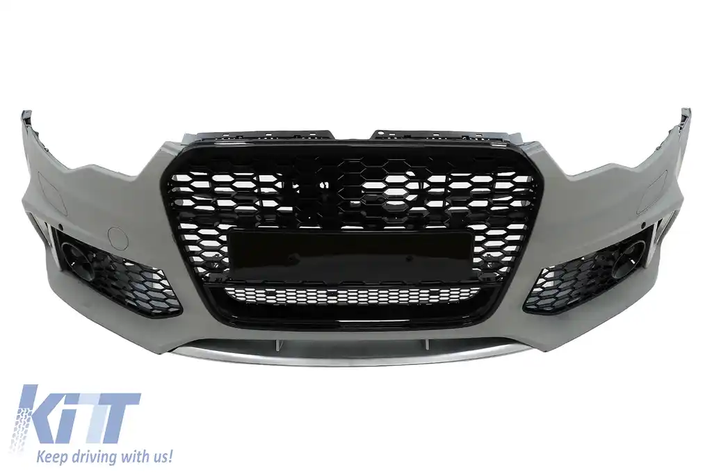 Bara Fata cu Grila Centrala compatibil cu Audi A6 C7 4G Pre Facelift (2011-2015) RS6 Design-image-6099393