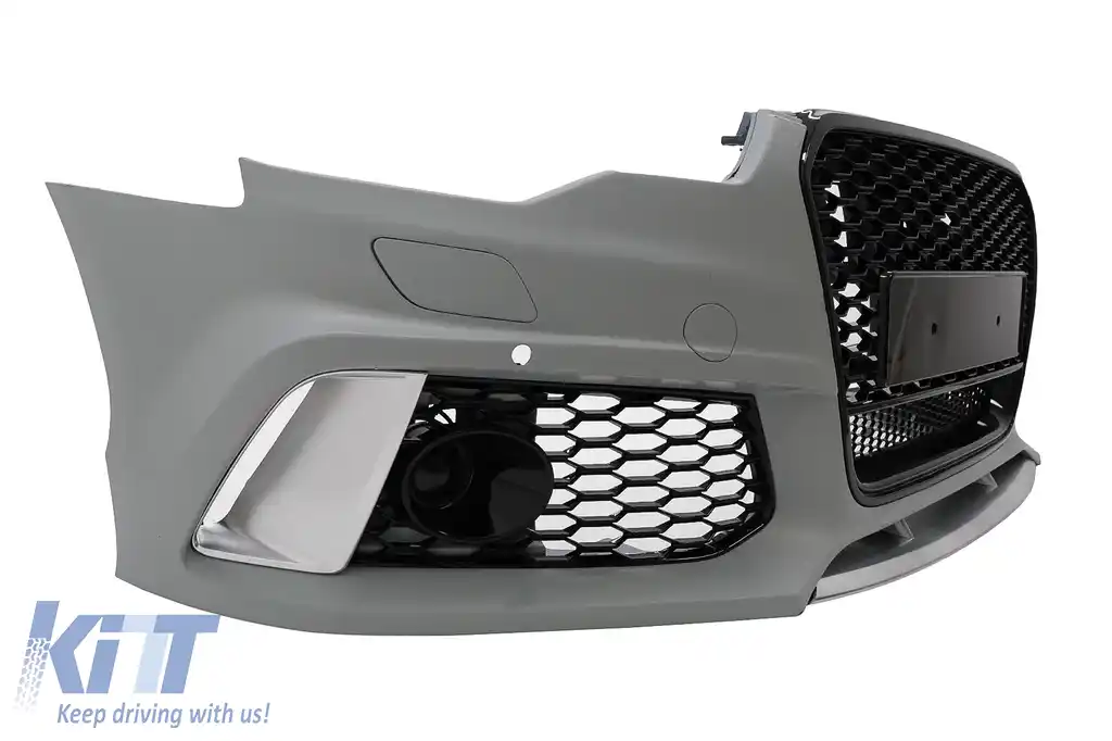 Bara Fata cu Grila Centrala compatibil cu Audi A6 C7 4G Pre Facelift (2011-2015) RS6 Design-image-6099395