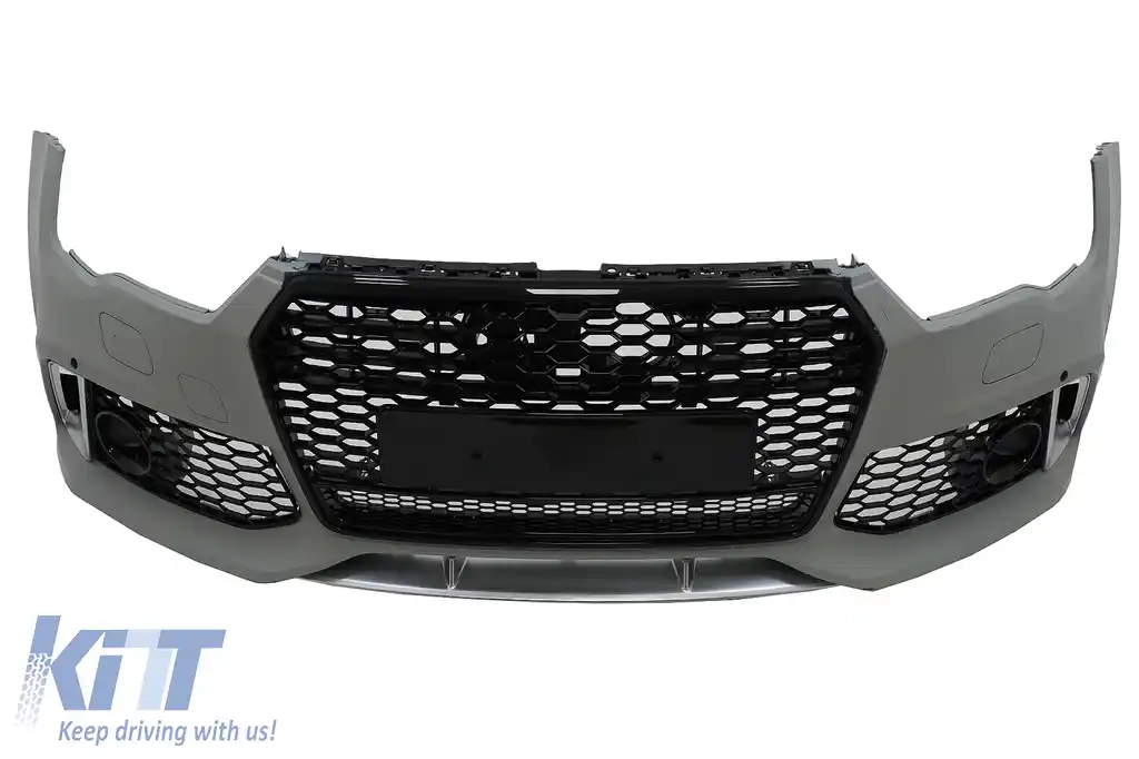 Bara Fata cu Grila Centrala compatibil cu Audi A7 4G Facelift (2015-2018) RS7 Design-image-6099404