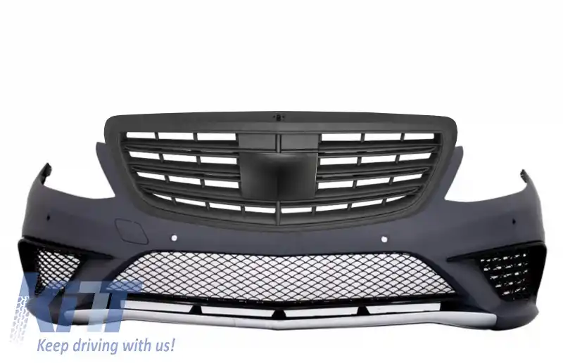 Bara Fata cu Grila Centrala compatibil cu Mercedes W222 S-Class (2013-06.2017) S63 Design