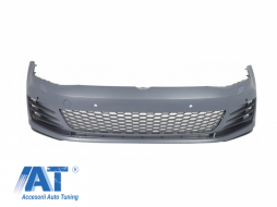 Bara Fata cu Grila Centrala si Faruri LED Semnal Dinamic compatibil cu VW Golf VII 7 5G (2013-2017) GTI Look-image-6059379