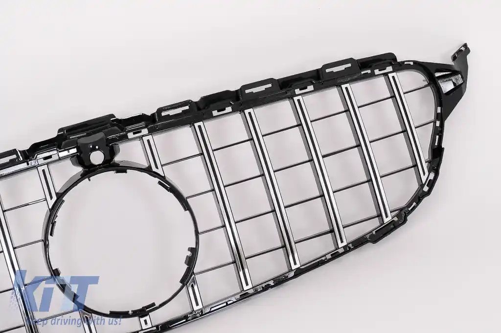 Bara Fata cu Grila si Difuzor compatibil cu Mercedes C-Class W205 S205 (2014-2018) C63 Design-image-6099966