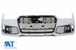 Bara Fata cu Grile compatibil cu Audi A7 4G Facelift (2015-2018) RS7 Design-image-6075898