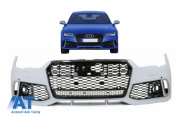 Bara Fata cu Grile compatibil cu Audi A7 4G Facelift (2015-2018) RS7 Design-image-6075950