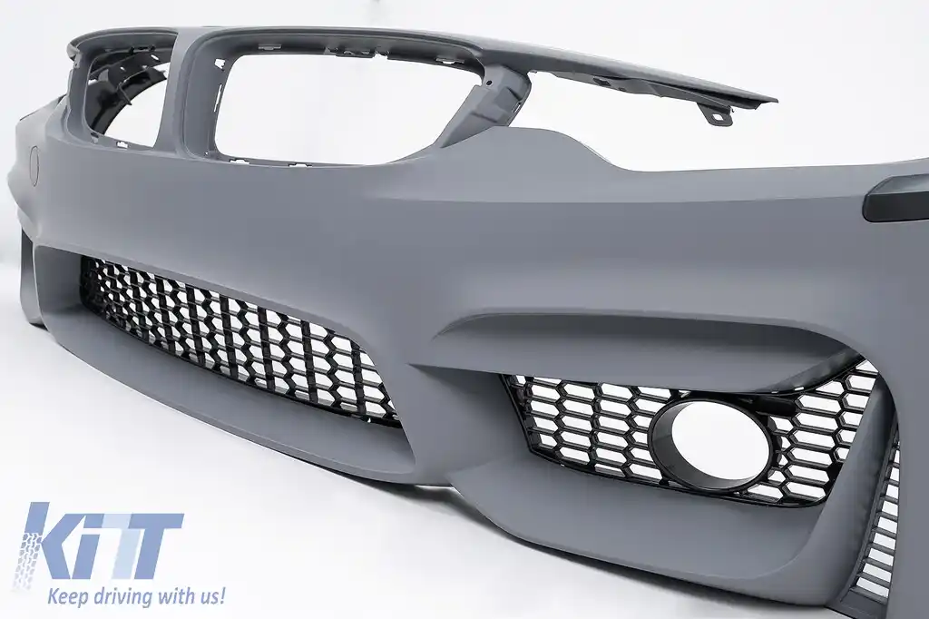 Bara Fata cu Grile si Aripi Laterale & Capota compatibil cu BMW Seria 4 F32 Coupe F33 Cabrio F36 Gran Coupe (2013-2017) M4 Design-image-6074966