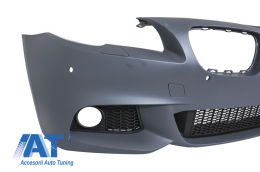 Bara Fata cu Praguri compatibil cu BMW Seria 5 F10 (2011-2014) M-Technik Design fara Proiectoare Ceata-image-6026315