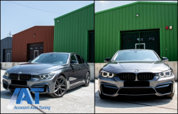 Bara Fata cu Praguri Laterale compatibil cu BMW Seria 3 F30 F31 Non LCI & LCI (2011-2018) M4 Design-image-6061051