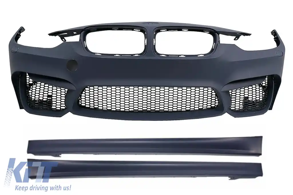 Bara Fata cu Praguri Laterale compatibil cu BMW Seria 3 F30 F31 (2011-2019) M3 Design