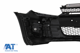 Bara Fata cu Prelungire Lip Negru Lucios compatibil cu VW Golf VI 6 (2008-2013) GTI Look-image-6072287