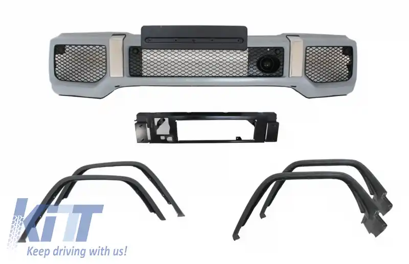 Bara Fata cu Prelungiri Aripi Extensii compatibil cu Mercedes G-Class W463 (1989-2017) G65 Design