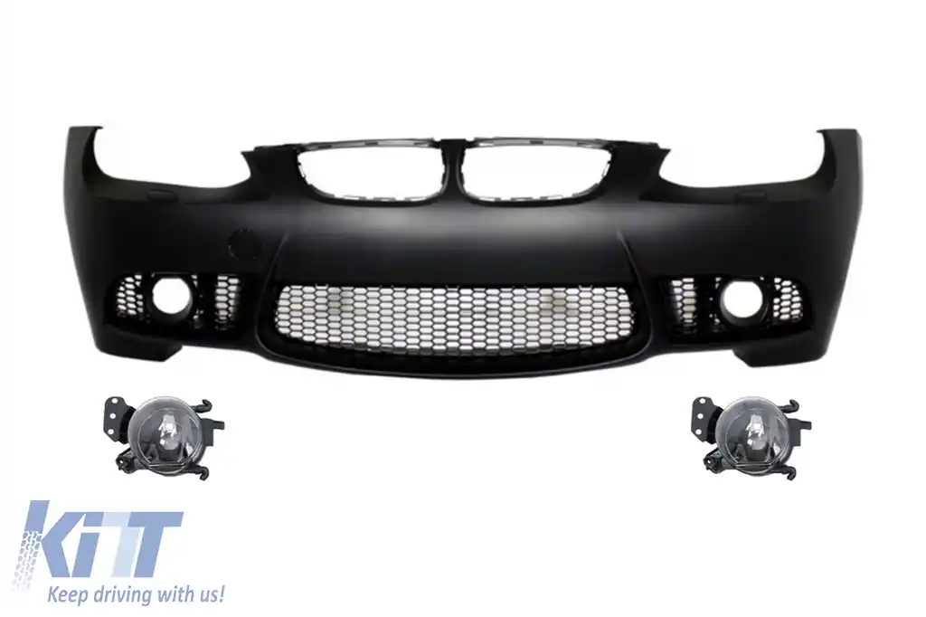 Bara Fata cu Proiectoare Ceata Lumini de Ceata compatibil cu BMW Seria 3 E92 Coupe E93 Cabrio (2006-2009) M3 Design Fara PDC