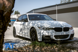 Bara Fata cu Proiectoare Ceata si Prelungire bara fata compatibil cu BMW Seria 3 F30 F31 Sedan Touring (2011-2019) M-Performance Design-image-6070104