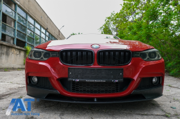 Bara Fata cu Proiectoare Ceata si Prelungire bara fata compatibil cu BMW Seria 3 F30 F31 Sedan Touring (2011-2019) M-Performance Design-image-6072484