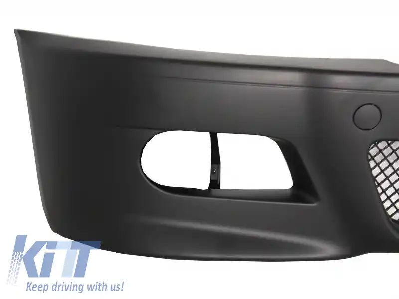 Bara Fata cu Proiectoare Lumini de Ceata si Grile Centrale compatibil cu BMW 3 Series Coupe Cabrio Sedan Estate E46 (1998-2004) M3 Design-image-6073440