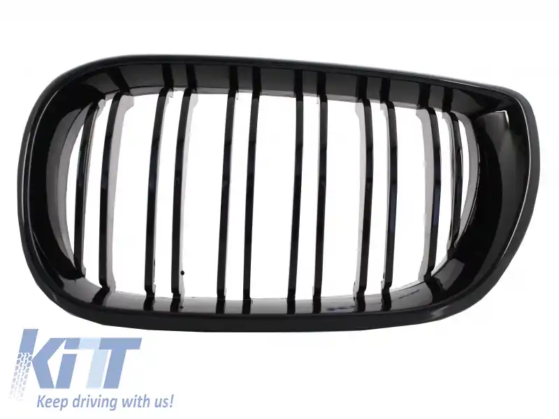 Bara Fata cu Proiectoare Lumini de Ceata si Grile Centrale compatibil cu BMW 3 Series Coupe Cabrio Sedan Estate E46 (1998-2004) M3 Design-image-6073449