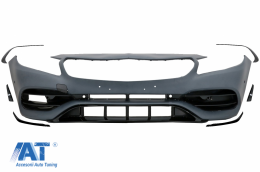 Bara Fata cu Stickere Laterale Negru Mat compatibil cu Mercedes A-Class W176 (2012-2018) A45 Design-image-6033320