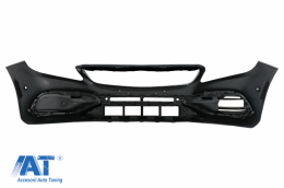 Bara Fata cu Stickere Laterale Negru Mat compatibil cu Mercedes A-Class W176 (2012-2018) A45 Design-image-6033324