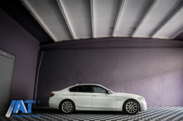 Bara Fata Echipata cu Grile Centrale compatibila cu BMW Seria 5 F10 F11 (2011-2017) M5 G30 Design-image-6082741