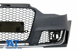 Bara Fata si Difuzor Bara Spate compatibil cu AUDI A3 8V (2012-2015) Sedan / Cabrio RS3 Design-image-6047798