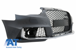 Bara Fata si Difuzor Bara Spate compatibil cu AUDI A3 8V (2012-2015) Sedan / Cabrio RS3 Design-image-6047799