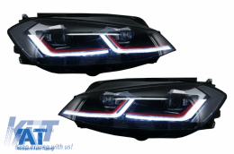 Bara Fata si Faruri LED compatibil cu VW Golf VII 7.5 (2017-2020) GTI Look-image-6044977
