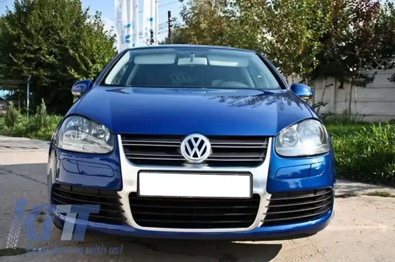 Bara Fata si Praguri Laterale compatibil cu VW Golf V 5 (2003-2007) R32 Aluminiu Look-image-6032714