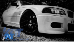 Bara Fata si Proiectoare Lumini de Ceata compatibil cu BMW E46 3 Series Coupe Cabrio Sedan Estate (1998-2004) M3 Design-image-6086703