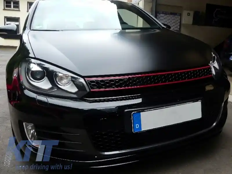 Bara Fata  compatibil cu VW Golf VI Golf 6  (2008-2013) GTI Look PDC cu Bara Spate-image-6015291