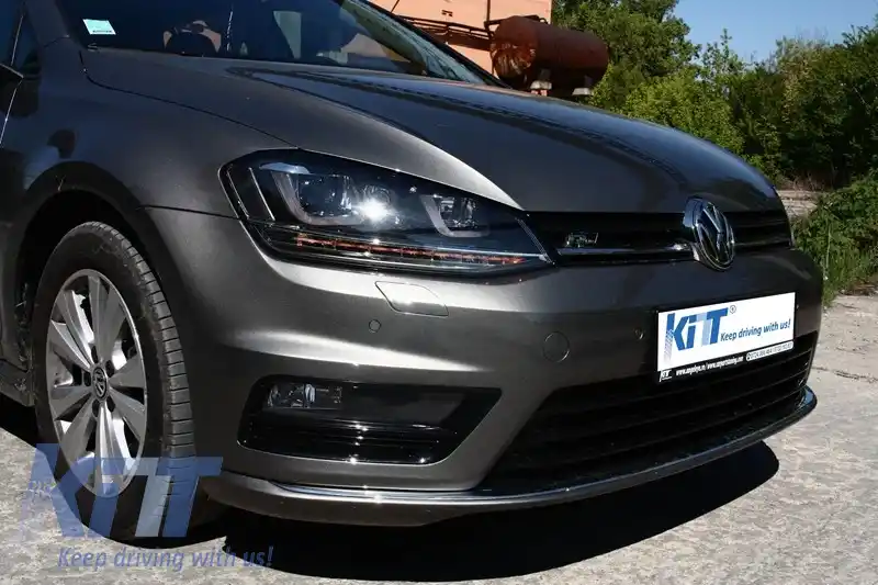 Bara Fata  compatibil cu VW Golf VII 7 (2013-2017) Rline Look cu Faruri 3D LED cu Semnalizare Dinamica-image-6017974