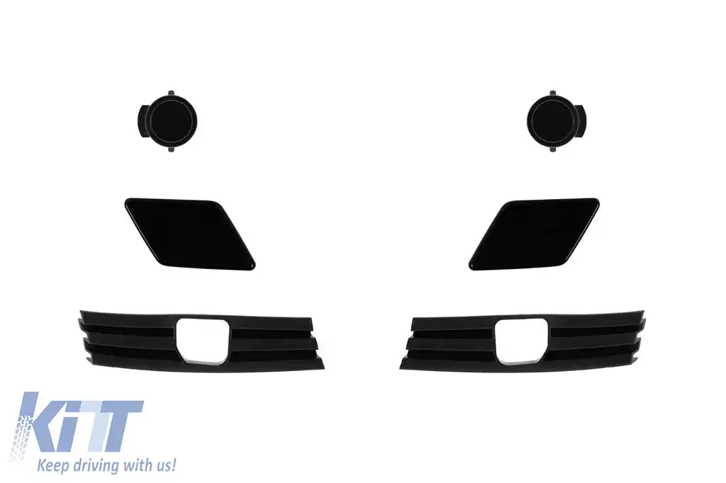 Bara frontală 3M potrivită pentru BMW Seria 3 E90 Sedan, E91 Touring 2009-2011, cu PDC, fără găuri pentru spălarea farurilor-image-6164325