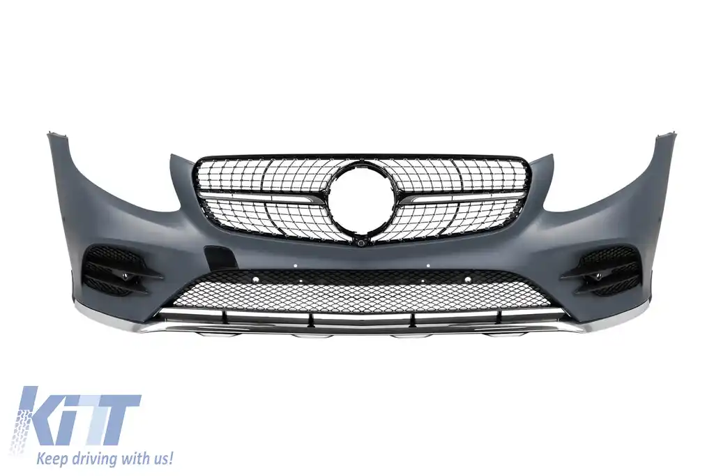 image-17-Bara frontală A Design Line potrivită pentru Mercedes GLC SUV X253 2015-2019