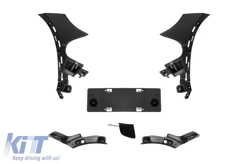 Bara frontală A Design Line potrivită pentru Mercedes GLC SUV X253 2015-2019-image-6147338