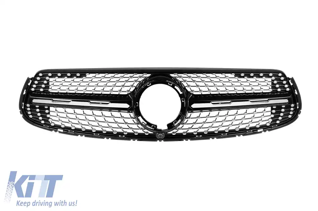Bara frontală A Design Line potrivită pentru Mercedes GLC SUV X253 2019-2022-image-6147348