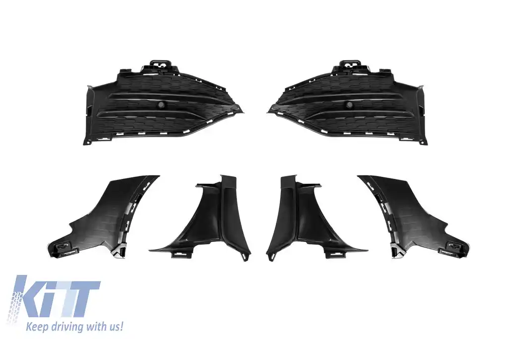 Bara frontală A Design Line potrivită pentru Mercedes GLC SUV X253 2019-2022-image-6147354