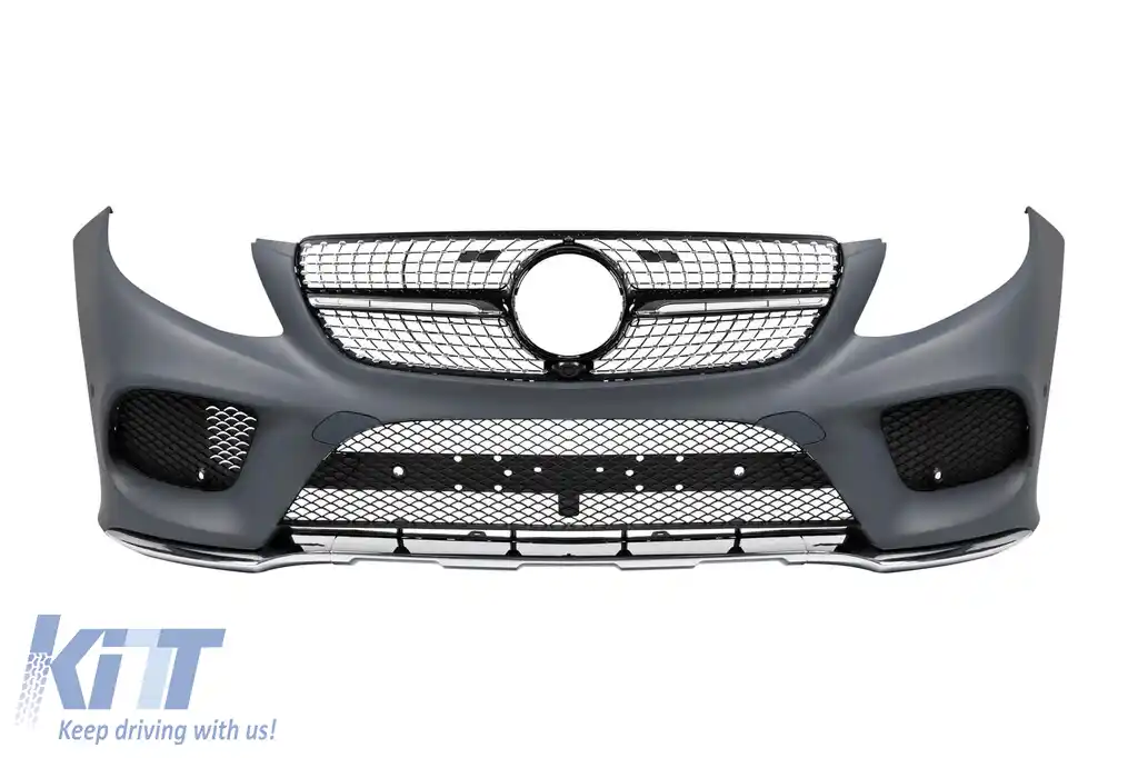 Bara frontală A Design Line potrivită pentru Mercedes GLE SUV W166 2015-2019