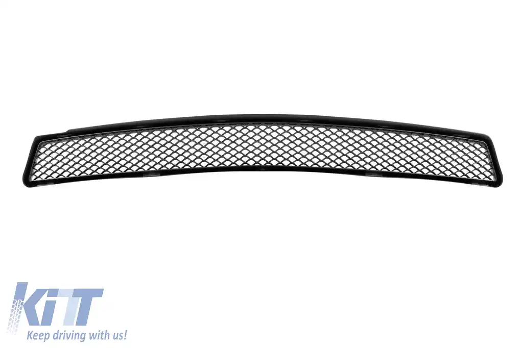 Bara frontală A Design Line potrivită pentru Mercedes ML W166 2011-2015 cu grilaj cu 3 spite cromat/negru-image-6147581