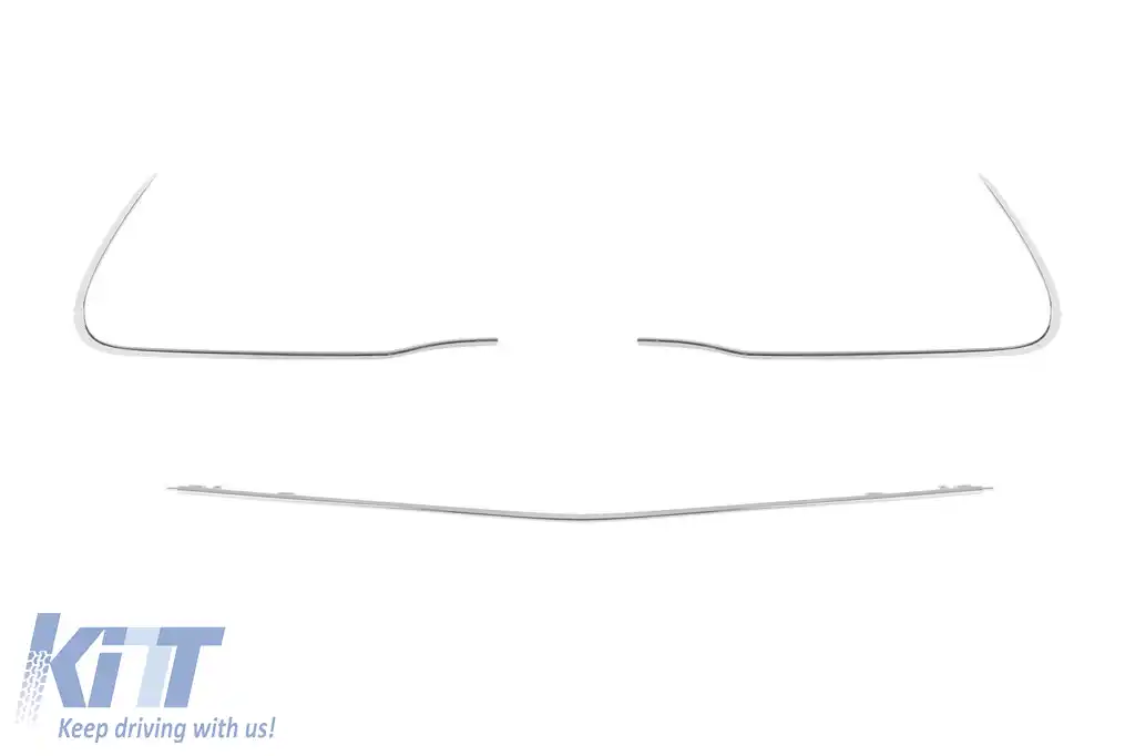 Bara frontală A Design Line potrivită pentru Mercedes S-class W223 după 2020 cu grilă crom/neagră-image-6147594