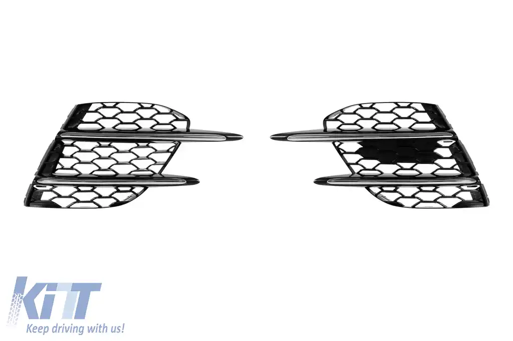Bara frontală A Design Line potrivită pentru Mercedes S-class W223 după 2020 cu grilă crom/neagră-image-6147601