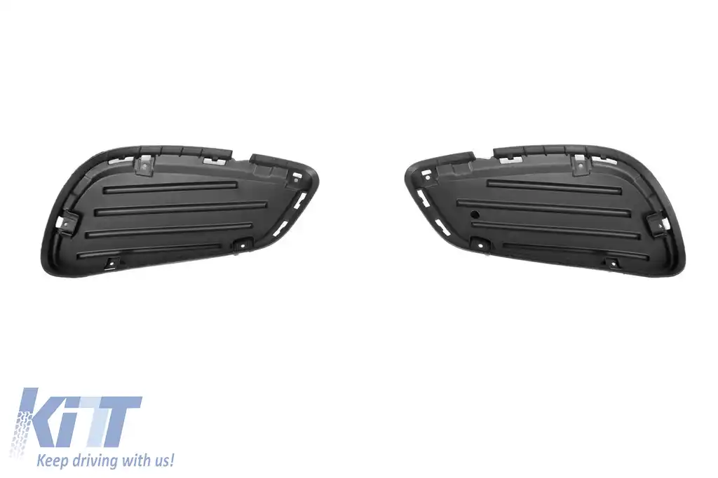 Bara frontală A Design Line potrivită pentru Mercedes E-Class W212 Sedan, S212 Estate 2014-2016 cu grilă diamant crom/gri-image-6237279