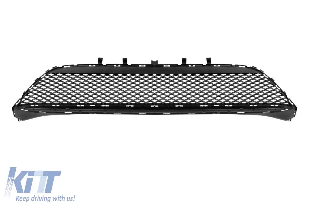 Bara frontală A Design Line potrivită pentru Mercedes V-Class W447 2014-2023 cu grilă neagră în formă de diamant-image-6237389