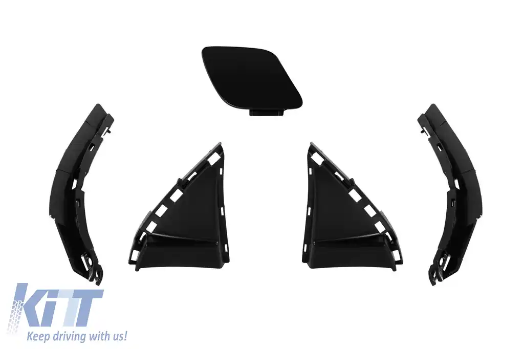 Bara frontală A Design Line potrivită pentru Mercedes V-Class W447 2014-2023 cu grilă neagră în formă de diamant-image-6237392