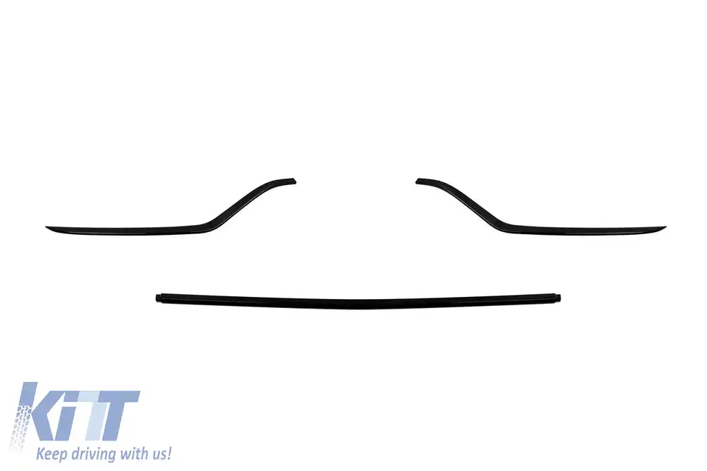 Bara frontală A Design potrivită pentru Mercedes CLS W218 2015-2018 cu grilă GT crom/negru și elemente din lac negru-image-6138174
