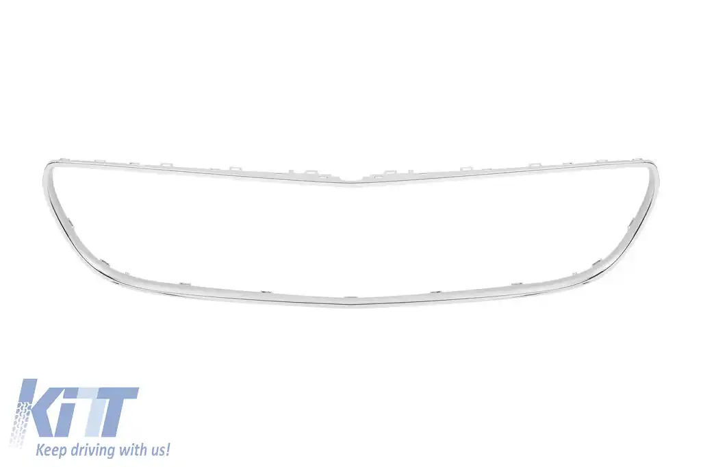 Bara frontală A Design potrivită pentru Mercedes CLS W218 2015-2018 cu grilă GT crom/negru și elemente din lac negru-image-6138175