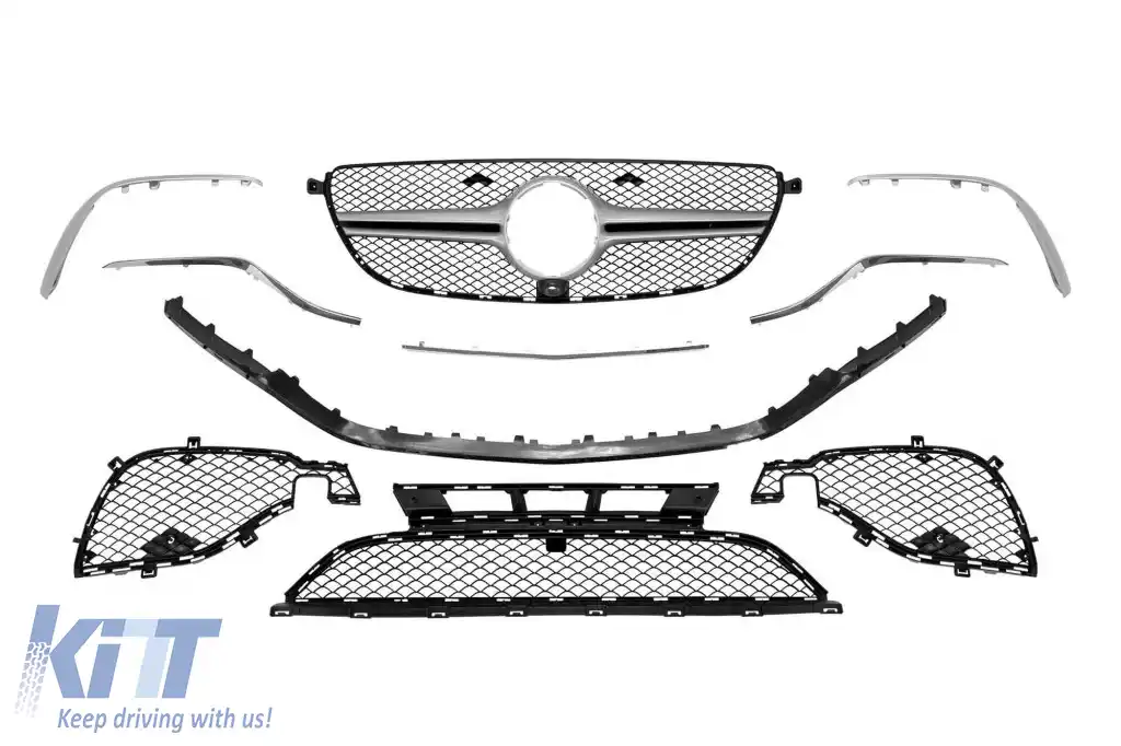 Bara frontală A Design potrivită pentru Mercedes GLE Coupe C292 2015-2019-image-6265785