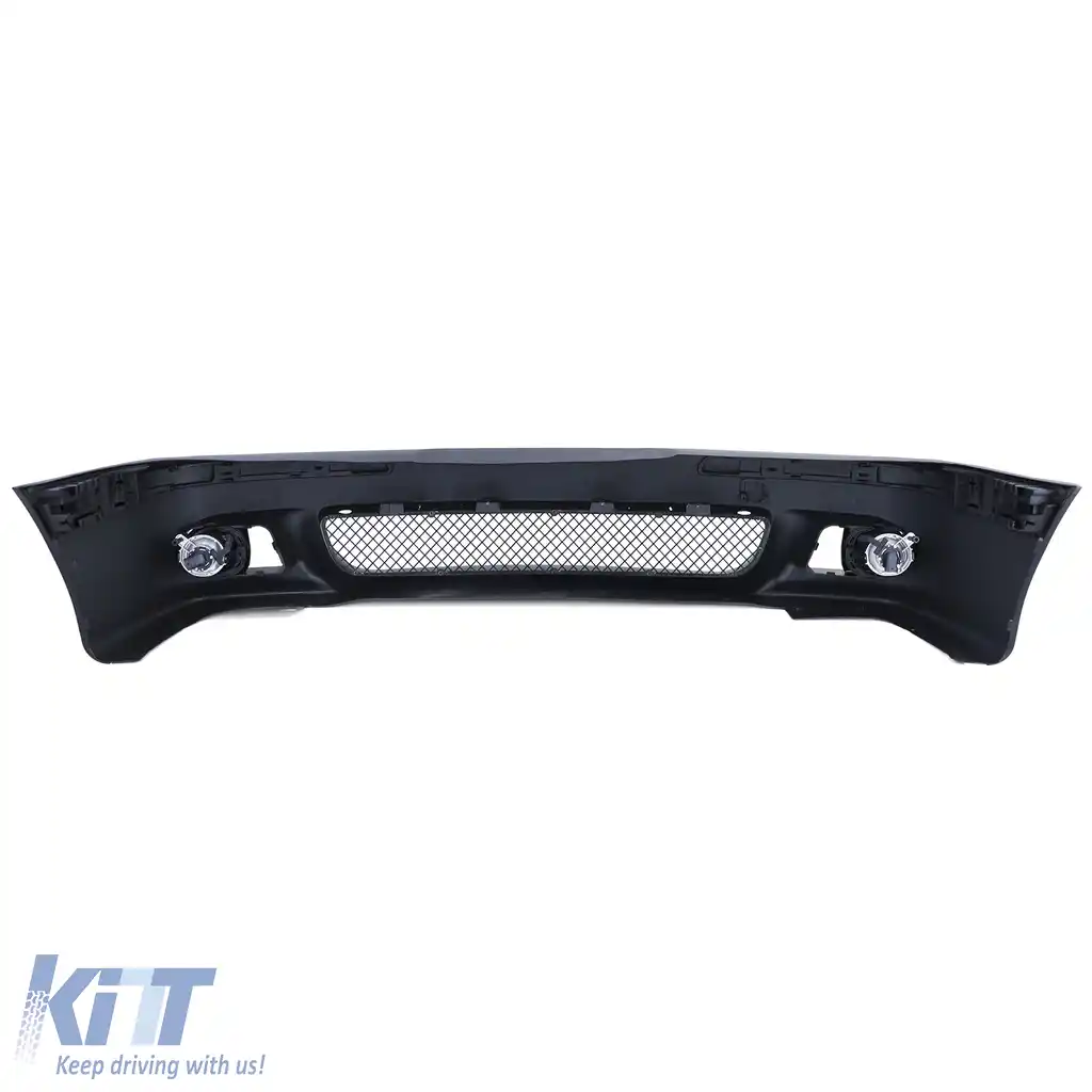 Bara frontală cu ABE + proiectoare de ceață cu sticlă clară, potrivită pentru BMW Seria 5 E39 1995-2003-image-6202362