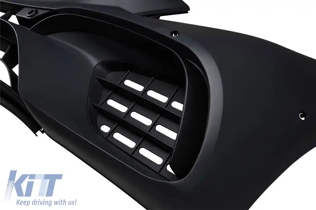 Bara frontală design A potrivită pentru Mercedes E-Class W213 sedan, S213 break 2016-2019, pentru modelul fără clapete active-image-6265748